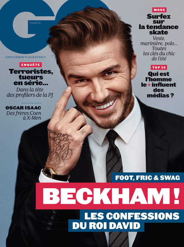 GQ France David Beckham – Press on Swaguy Paris